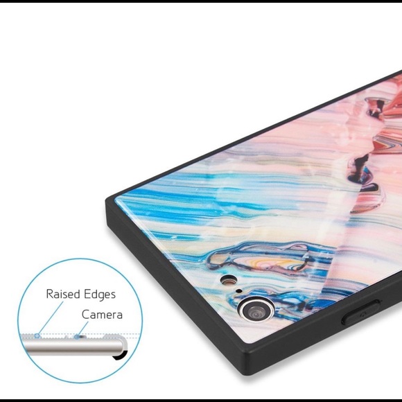 Watercolor Splash Square Case for iPhone 7/8 - Picture 3 of 6